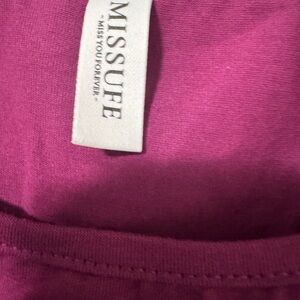 Missufe Pink Top